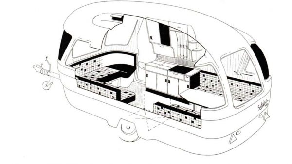 Suleica Caravan - Zeichnung Schnitt Suleica 430